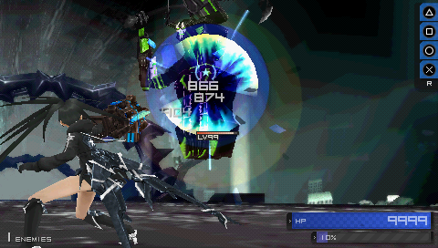 Black * Rock Shooter: The Game screenshot 5 for PSP